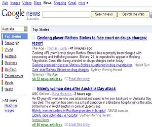 Google News tunes into favored topics