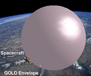 Expandable 'gossamer sail' may safely bring satellites down from orbit