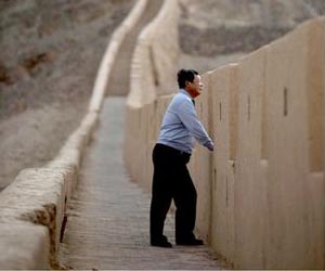 Great Wall of trouble for Chinese farmer