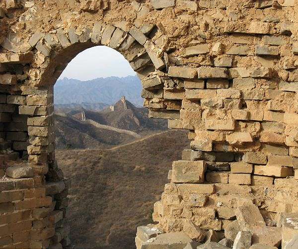 Great Wall of shame: two held after smashing hole in China landmark