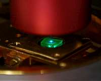 Extremely bright and fast light emission