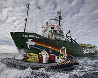 Greenpeace Arctic Sunrise ship returns to warm welcome