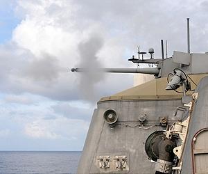 First Gun Mission Module Installed Aboard LCS 2
