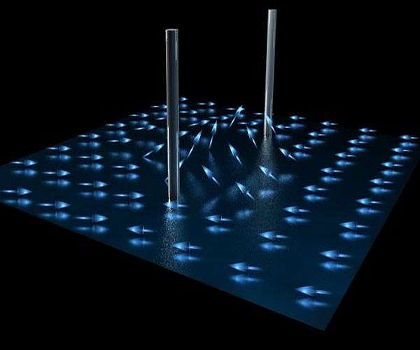 Tiny quantum electronic vortexes can circulate in superconductors