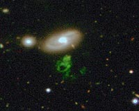 Bizarre Giant Green Cloud