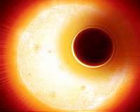 Helium exoplanet inflated like a balloon, research shows