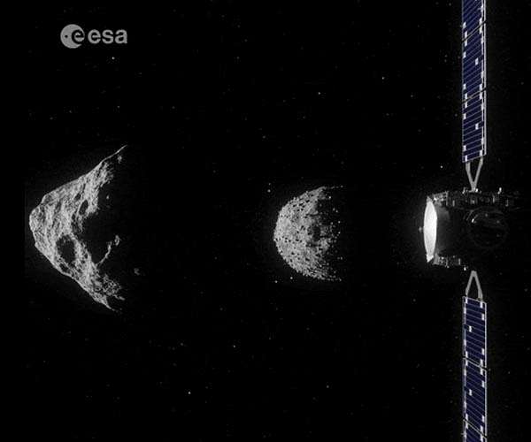 Hera spacecraft tests asteroid tracking with distant Otero and Kellyday observations