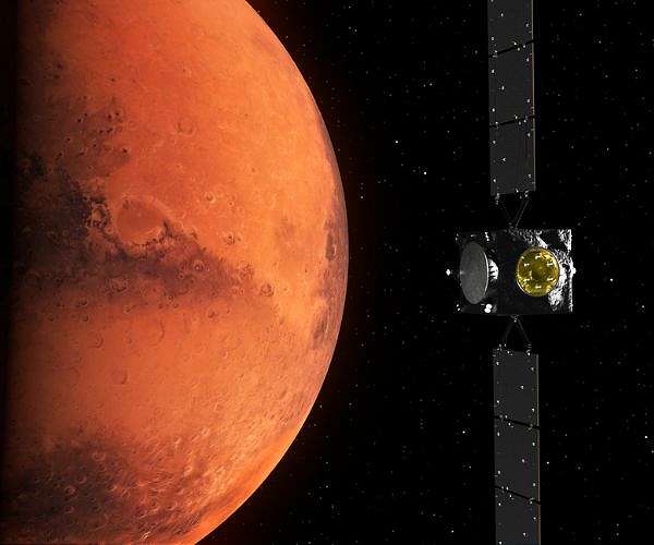 Visiting Mars on the Way to the Outer Solar System