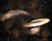 Hiding black hole found