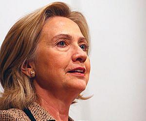 No escape from domestic politics for Clinton in Asia