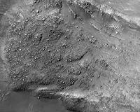 Boulders on a Martian Landslide