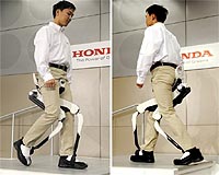 Honda unveils leg assist machine for elderly