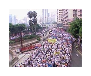 Tens of thousands to march for democracy in Hong Kong