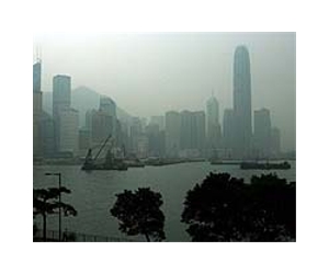 China sandstorm fuels record pollution in HK, Taiwan