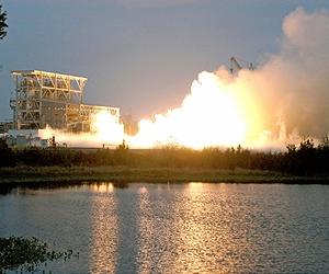 Rocket Team Hot Fire AJ26 Flight Engine For Taurus II