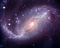 Hubble's View Of Barred Spiral Galaxy NGC 1672