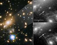 Hubble uses cosmic lens to discover most distant star ever observed