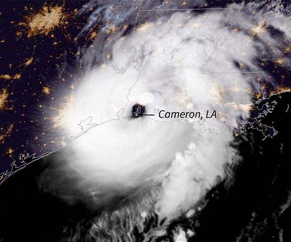 A machine-learning assist to predicting hurricane-laura-louisiana intensity