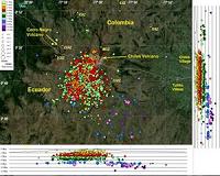 Magma intrusion is likely source of Columbia-Ecuador border quake swarms