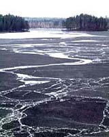 Lakes Have Not Developed Ice Covers This Winter