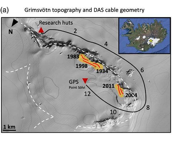 Fiber optic sensing detects tremor from Icelandic subglacial volcano