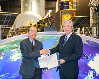 Agreement on data utilization of earth observation satellite with FAO