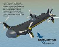 Unmanned Underwater Vehicle turns into Unmanned Aerial Vehicle