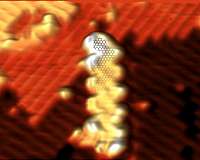 Creating atomic scale nanoribbons