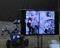 Slam dunk for Andreas in space controlling rover on ground