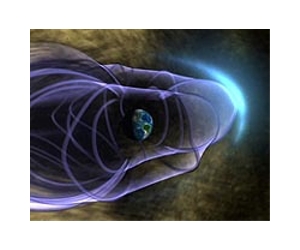 Catching solar particles infiltrating Earth's atmosphere