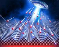 Nano-dunes with the ion beam