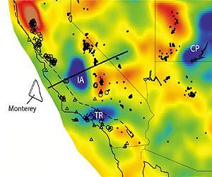 Under California: An ancient tectonic plate
