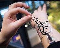 Flexible sensors turn skin into a touch-sensitive interaction space