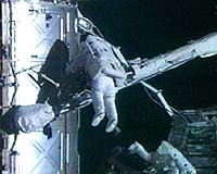 Atlantis mission back on track after astronaut's illness