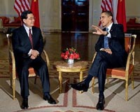 China's Hu, Obama discuss climate talks: report