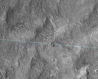 NASA Mars Orbiter Views Rover Crossing Into New Zone