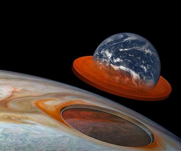 Jupiter's Great Red Spot is deeper than thought, shaped like lens