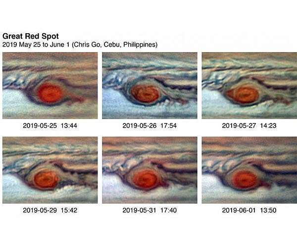 Hubble watches Jupiter's Great Red Spot behave like a stress ball