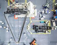 NASA's Webb Telescope Mirror Tripod in Action
