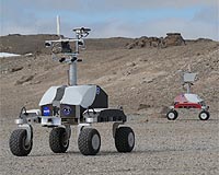 NASA Ames Robots Explore Lava Flow In Simulated Lunar Mission