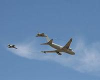Colombian Air Force tanker refuels U.S. Navy Growlers at Red Flag