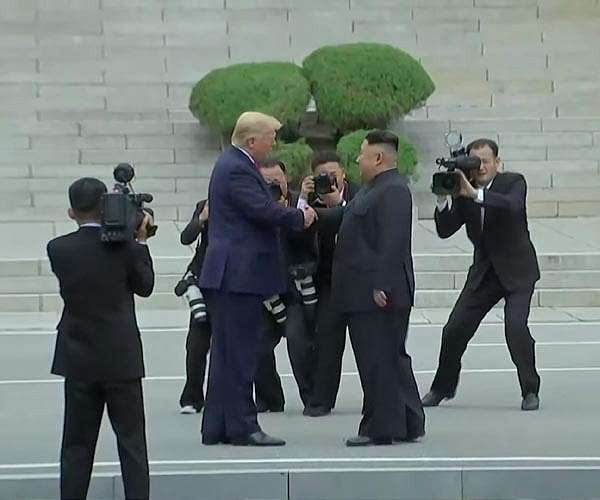 Trump revives 'peace through strength,' but meaning up to debate