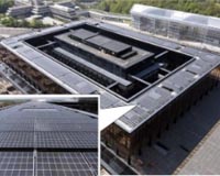 Solar Modules Installed On European Court Of Justice