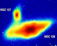 Astronomers use new imaging software to detect double 'peanut shell' galaxy