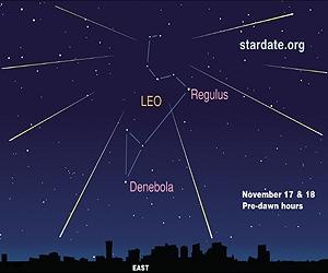 Leonid Meteor Shower Peaks Wednesday November 17