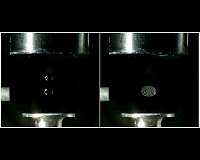Levitating droplets allow scientists to perform 'touchless' chemical reactions