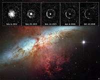 Hubble Spots Expanding Light Echo Around Supernova