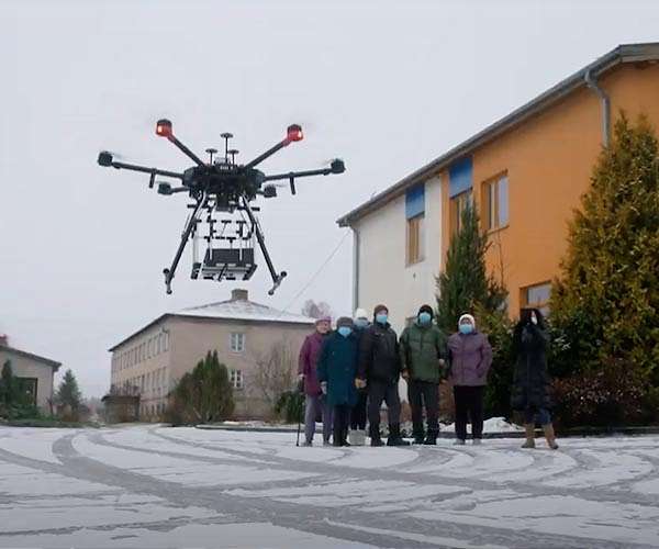First-ever remote drone delivery completed in Latvia