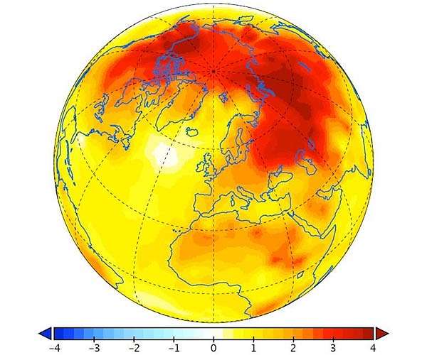 Arctic experiences second warmest year since 1900
