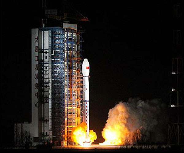 China receives data from land observation satellite
